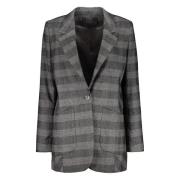 Wollen Blazer met Reverskraag Lorena Antoniazzi , Gray , Dames