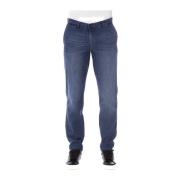 Tijdloze Elegantie Jeans Trussardi , Blue , Heren