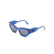 Blauwe Sungles met Originele Hoes Karl Lagerfeld , Blue , Dames