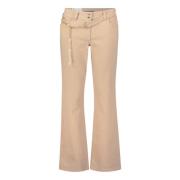 Flared Cut Jeans met Riem Betty Barclay , Beige , Dames