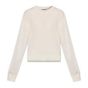 Trui met zijsplitten Jil Sander , Beige , Dames