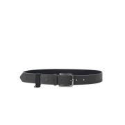 Nappa riem met reliëf logo Iceberg , Gray , Heren