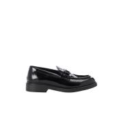 Verfijnde leren loafers met chunky zool Iceberg , Black , Heren