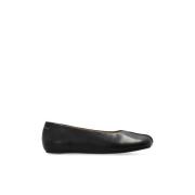 Leren ballerina's MM6 Maison Margiela , Black , Dames