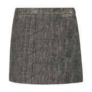 Mini Rok in Trendy Stijl Jucca , Gray , Dames