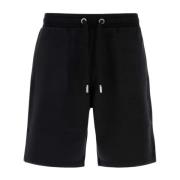 Zwarte katoenen bermuda shorts Ami Paris , Black , Heren