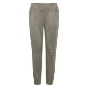 Stijlvolle beige broek Ichi , Beige , Dames