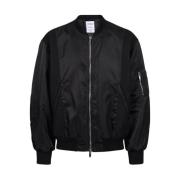 Nylon bomberjack van de The Re-Edit collectie Iceberg , Black , Heren