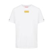 Kortemouw T-shirt van katoenen jersey Iceberg , White , Heren