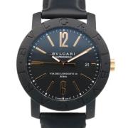 Pre-owned Glass watches Bvlgari Vintage , Black , Heren