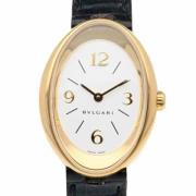 Pre-owned Metal watches Bvlgari Vintage , White , Dames