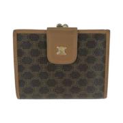 Pre-owned Canvas wallets Celine Vintage , Brown , Dames