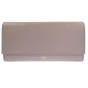 Pre-owned Leather wallets Celine Vintage , Gray , Dames