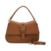 Bruine Flow Schoudertas Furla , Brown , Dames