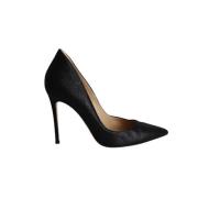 Pre-owned Leather heels Gianvito Rossi Pre-owned , Black , Dames