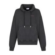 Bacchus Skate Hoodie in Zwart en Donkerroze Off White , Black , Heren