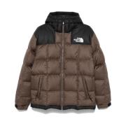 Urban Kleurblok Hoodie Jas The North Face , Brown , Heren