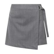 Wikkelskirt met onzichtbare ritssluiting Jucca , Gray , Dames