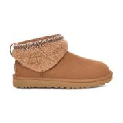 Ultra Mini Maxi Krullende Laarzen UGG , Brown , Dames