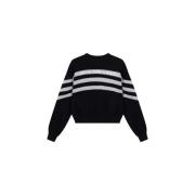 Cropped Sweater Alix The Label , Black , Heren