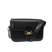 Pre-owned Leather celine-bags Celine Vintage , Black , Dames