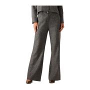 Elegante Zwarte Broek voor Vrouwen Ydence , Gray , Dames