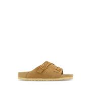 Beige Suède Pantoffels Zürich Stijl Birkenstock , Beige , Heren