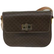 Pre-owned Canvas celine-bags Celine Vintage , Brown , Dames