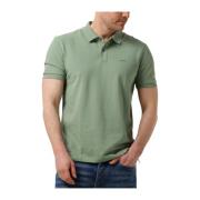 Groene Katoenen Polo & T-shirts Pallas Boss Black , Green , Heren