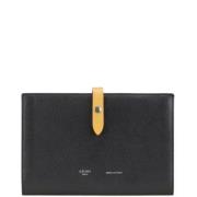 Pre-owned Leather wallets Celine Vintage , Black , Dames