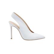 Pre-owned Leather heels Gianvito Rossi Pre-owned , White , Dames