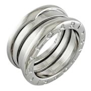 Pre-owned White Gold rings Bvlgari Vintage , Gray , Dames