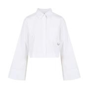 Shirt met uitlopende mouwen Iceberg , White , Dames