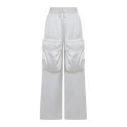 Wijde broek Off White , White , Dames