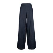 Wijde broek voor moderne vrouwen Pt01 , Blue , Dames