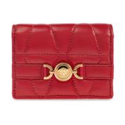 Leren portemonnee Versace , Red , Dames