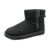 Klassieke Mini Bailey Zip Zwarte Schoenen UGG , Black , Dames