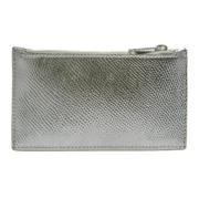 Pre-owned Leather wallets Celine Vintage , Gray , Dames