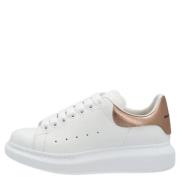 Pre-owned Leather sneakers Alexander McQueen Pre-owned , White , Dames