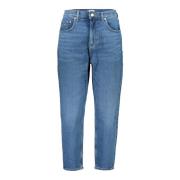 Blauwe Mom Jeans Ultra High Tapered Tommy Hilfiger , Blue , Dames