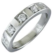 Pre-owned Platinum rings Bvlgari Vintage , Gray , Dames