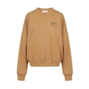 Sweatshirt met ronde hals en logo Iceberg , Brown , Dames