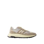 Hyperlight Leren Sneakers - Khaki Hogan , Beige , Heren