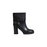 Zwarte Polyethyleen laars voor vrouwen Guess , Black , Dames