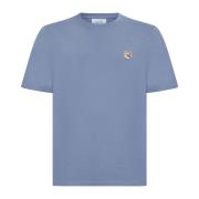 Stijlvolle T-shirts en Polos Collectie Maison Kitsuné , Blue , Heren