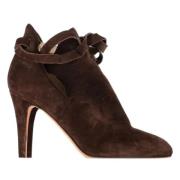 Pre-owned Suede boots Jimmy Choo Pre-owned , Brown , Dames