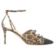 Pre-owned Cotton heels Aquazzura Pre-owned , Brown , Dames