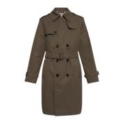 Trenchcoat met riem Burberry , Green , Heren