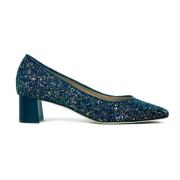 Glitterhakken met leren zool Prosperine , Blue , Dames