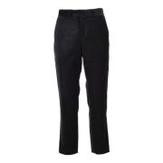 Katoenen Casual Broek Selected Homme , Black , Heren